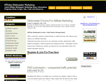 Tablet Screenshot of affiliatewebmastermarketing.com